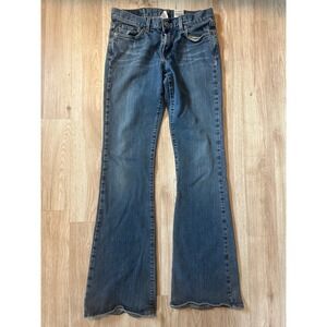 Lucky Brand Sweet N Low Jeans Women Size 4 Flared Bootcut Blue Denim RN60316